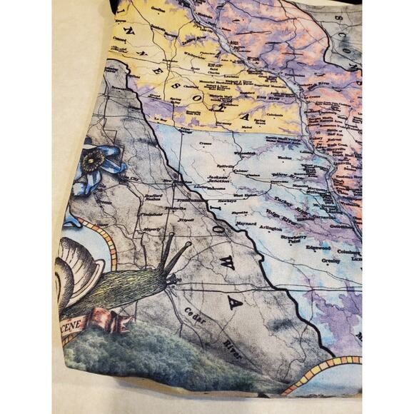 Mark Twain Map Tote Bag - Picture 6 of 14